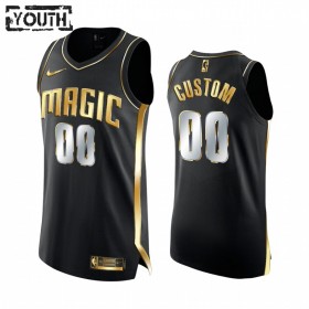 Camiseta Niños NBA Orlando Magic Personalizadas 2020-21 Negro Golden Edition Swingman